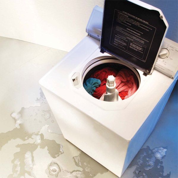 washer leaks