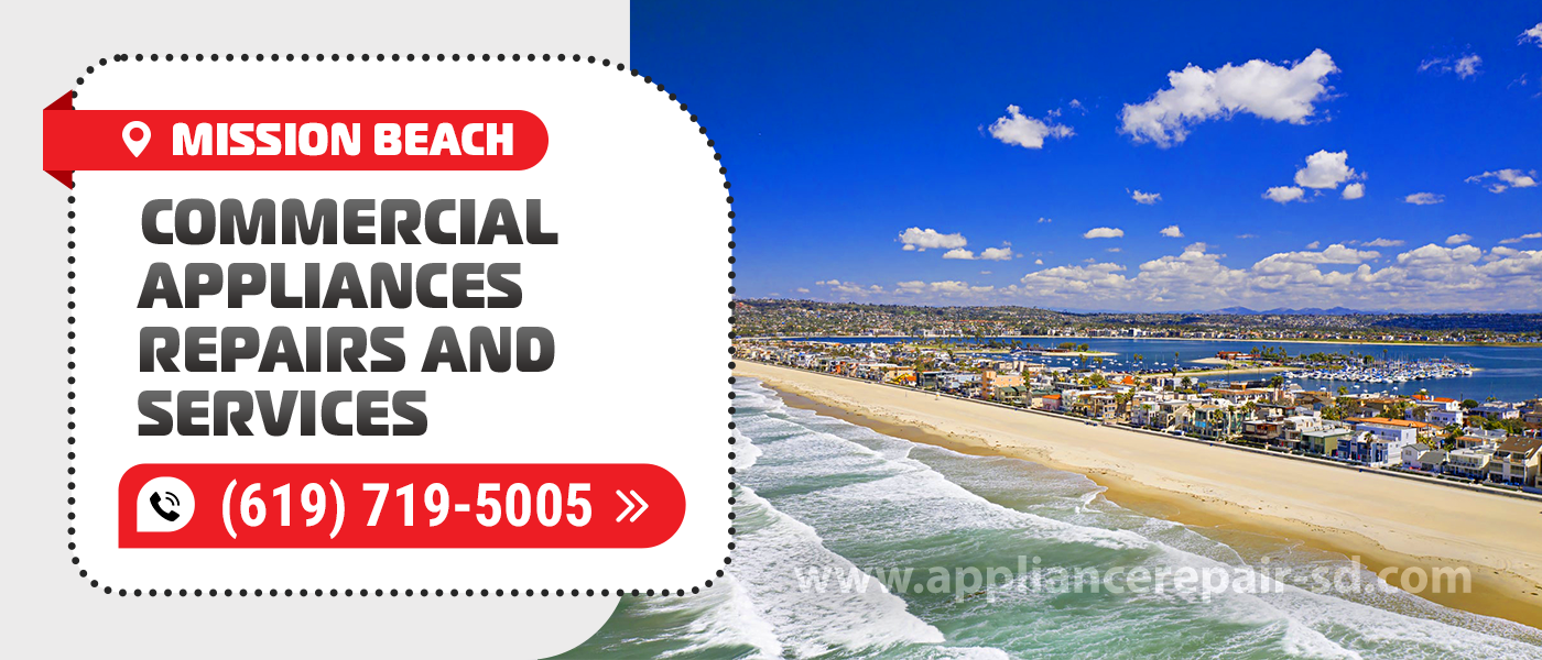 mission beach commercial appliances repair service